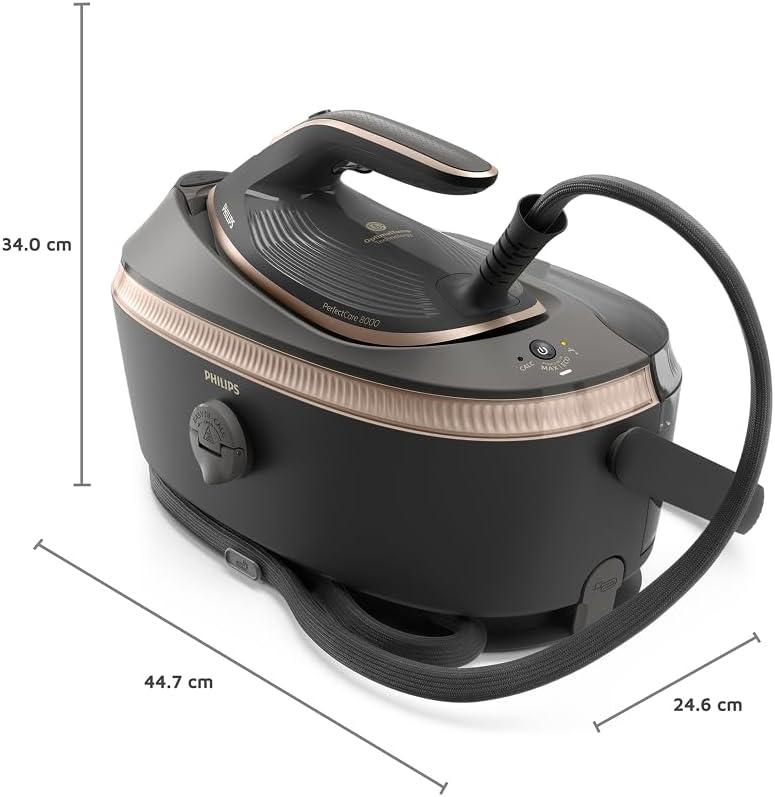 Philips PerfectCare 8000 Series Dampfbügelstation – 215g Dauerdampf, 750g Dampfstoss + Geschenk 🎁
