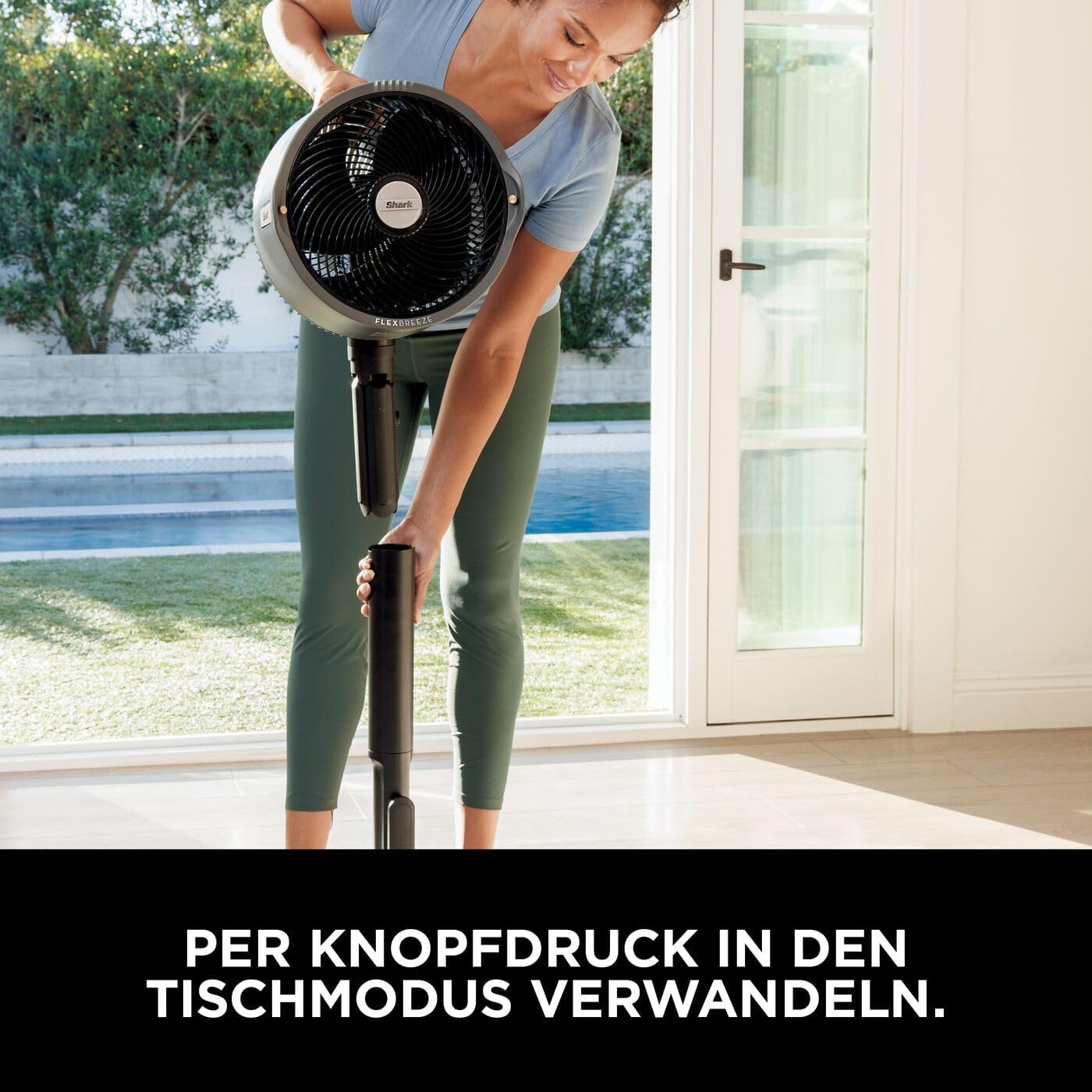 Shark FlexBreeze Pro Mist Akku-Ventilator für innen und außen + Geschenk 🎁